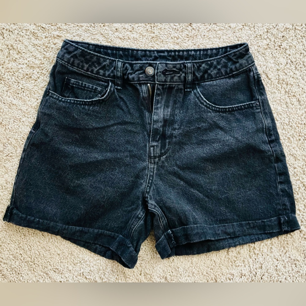 Vero Moda Denim Black Shorts Size Small